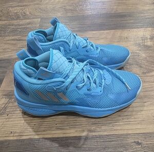 Adidas Blue Dame 8 Young Dolla Athletic Sneakers